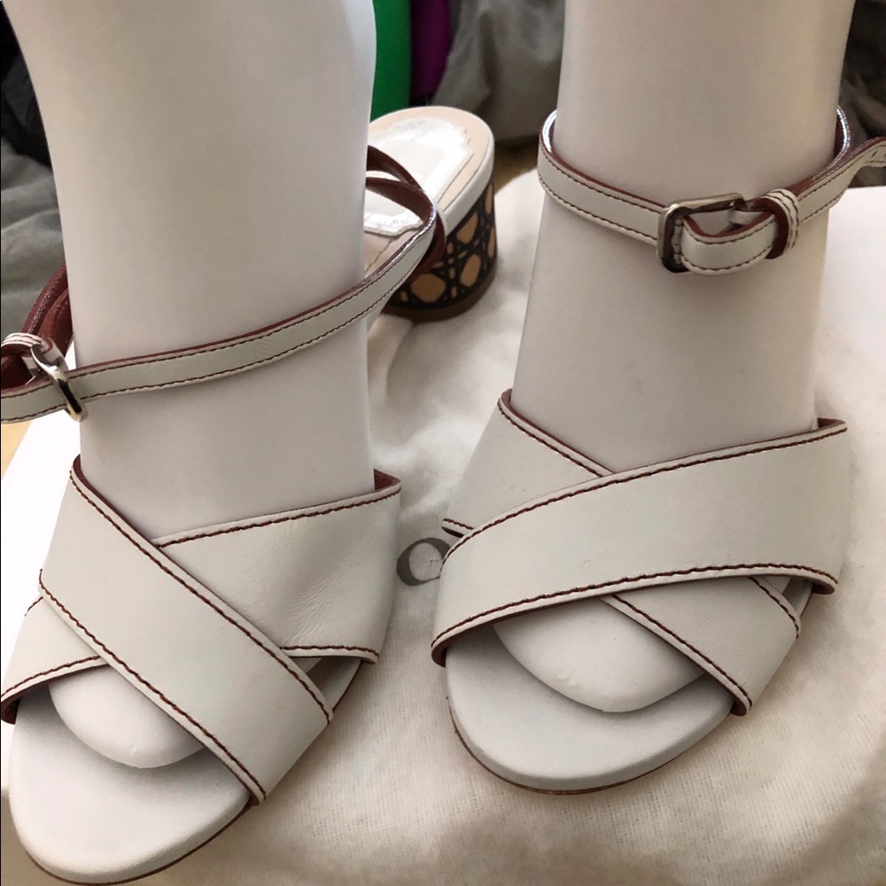 Christian Dior White Sandals